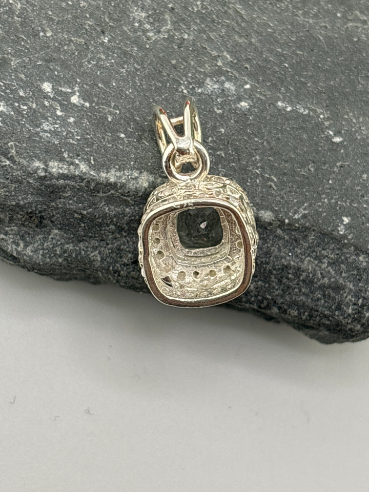 Topaz w/CZ Pendant