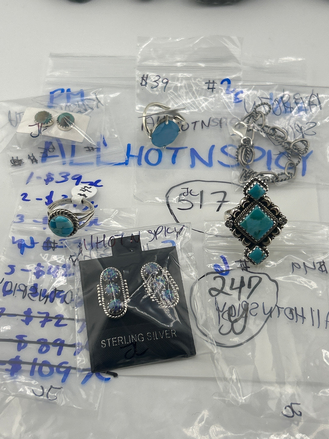 ALLHOTNSPICY - 1/27/26 PM - 6  925 Sterling Silver Items
