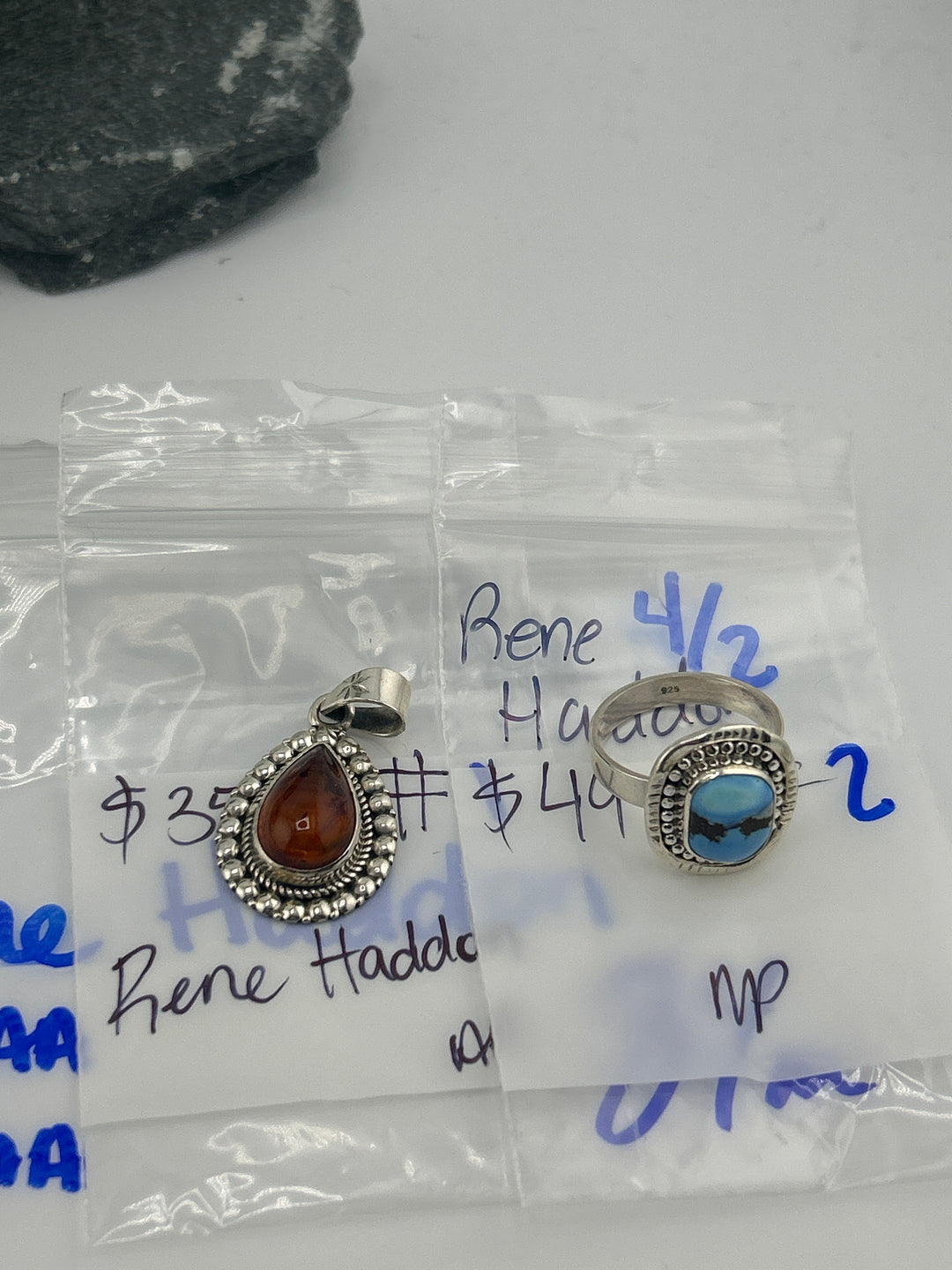 RESERVED FOR: Rene Haddon- 4/2/2025 Tiktok Live Show - 2 Sterling Silver Items