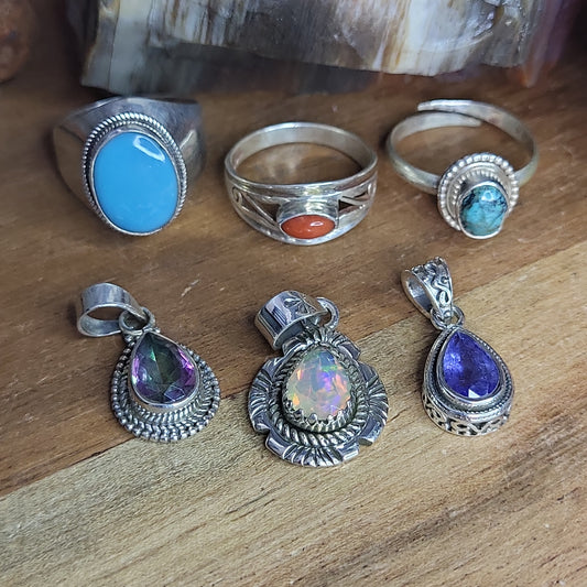 Theresa - 6 Sterling Silver Items