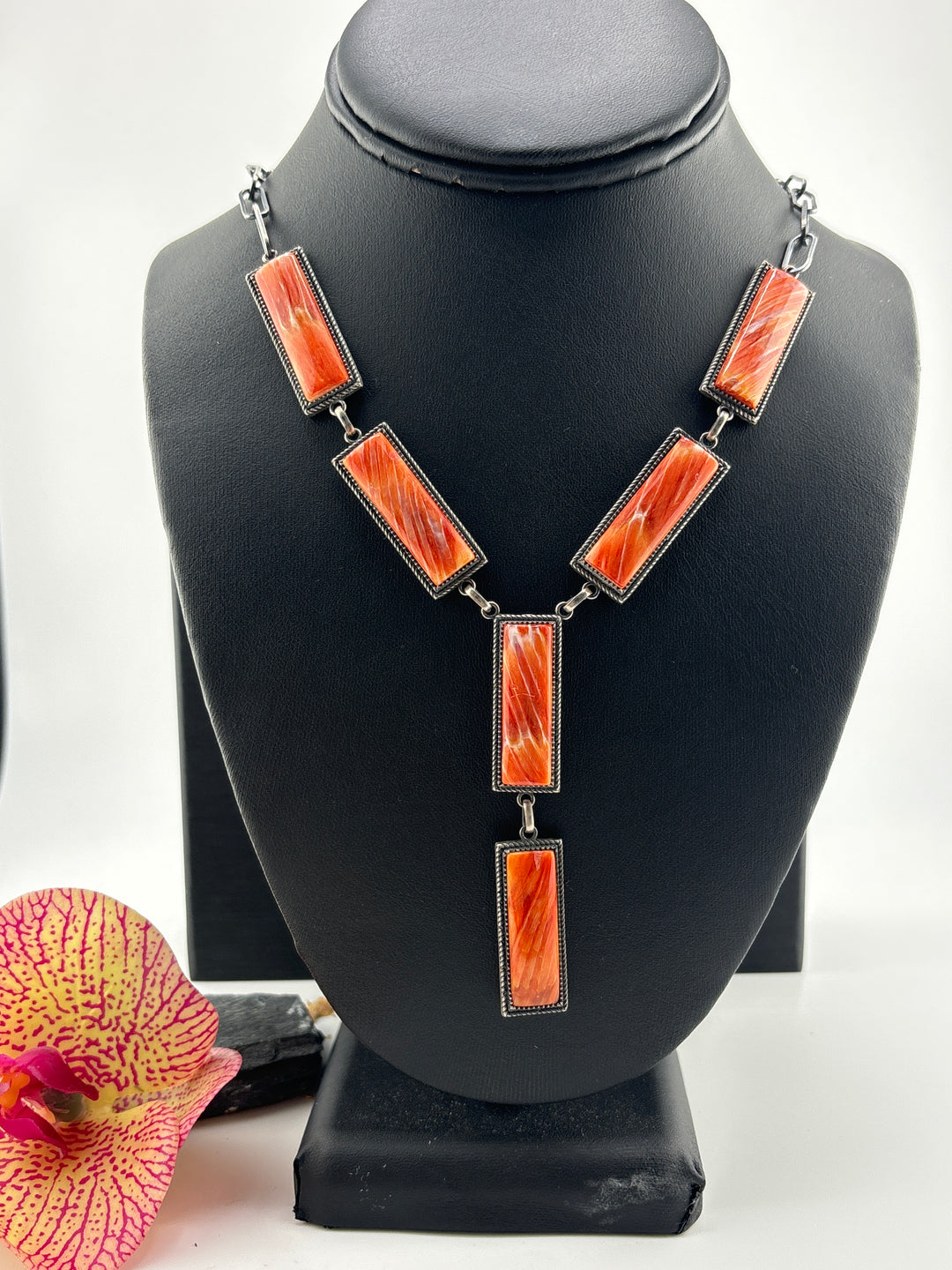 Red Spiny Oyster Bar Necklace