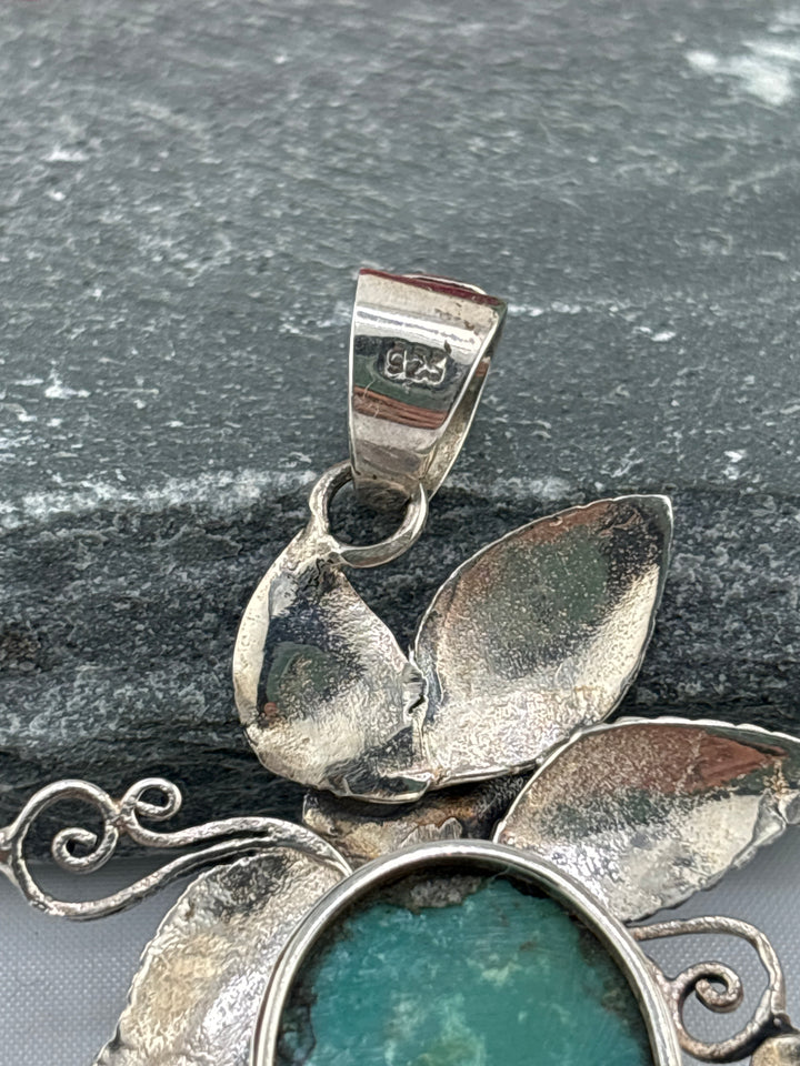 Statement Bali Hubei Turquoise Pendant