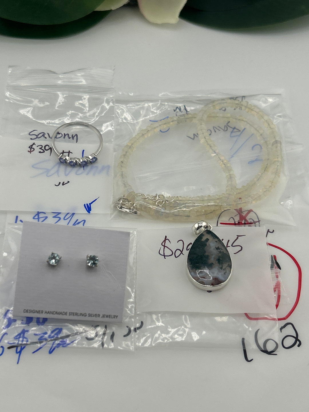 RESERVED FOR: savonn - 4/26/2025 tiktok Live Show - 4 Sterling Silver Items