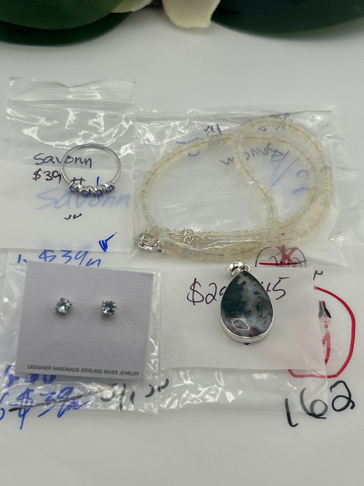 RESERVED FOR: savonn - 4/26/2025 tiktok Live Show - 4 Sterling Silver Items