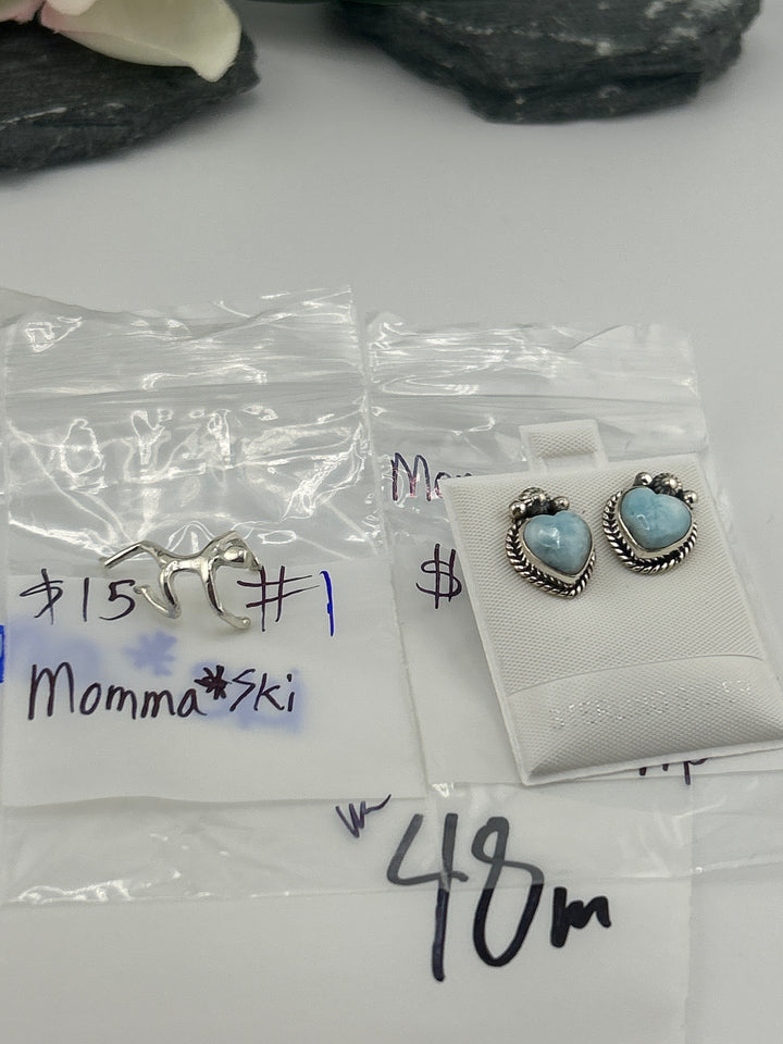 RESERVED FOR: Momma*Ski - 4/23/2025 tiktok Live Show - 2 Sterling Silver Items