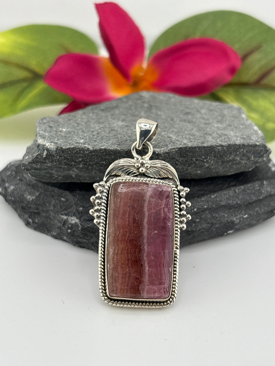 Cobalt Calcite Pendant