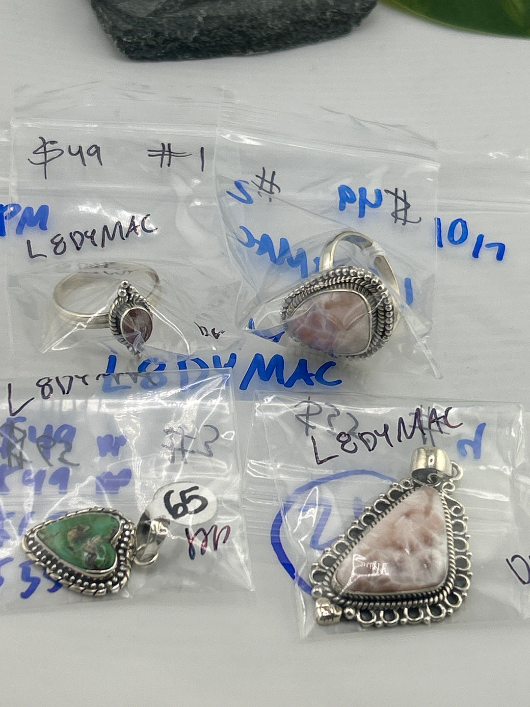 PM SHOW 48HR - RESERVED FOR: L8DYMAC - 10/7/2025 FL tiktok Live Show - 4 Sterling Silver Items