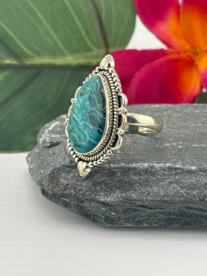 Opalized Wood Ring Size 11