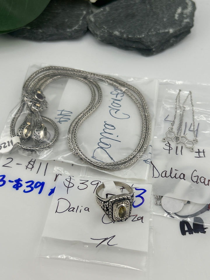 RESERVED FOR: Dalia Garza - 4/14/2025 tiktok Live Show - 3 Sterling Silver Items