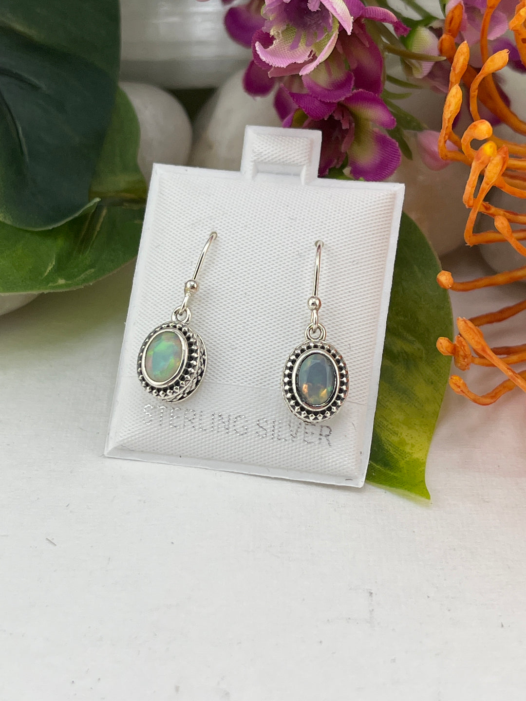 Ethiopian Opal Earrings