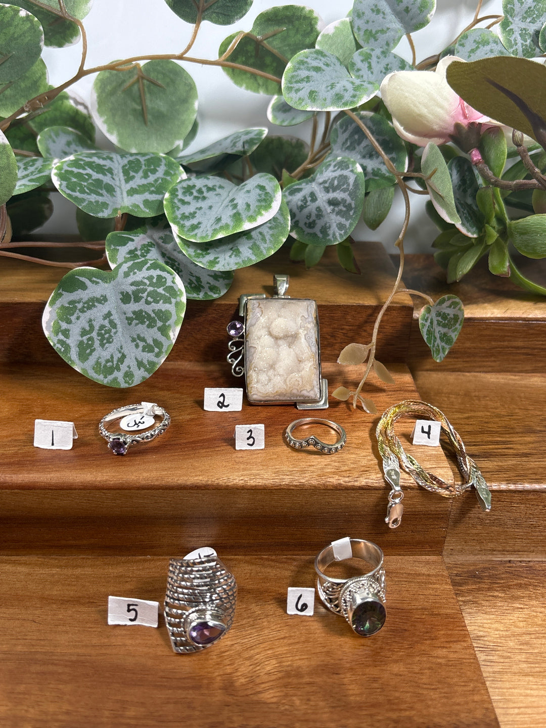 RESERVED FOR: l.a.Mimi 8/29/2024 - 6 Sterling Silver Items