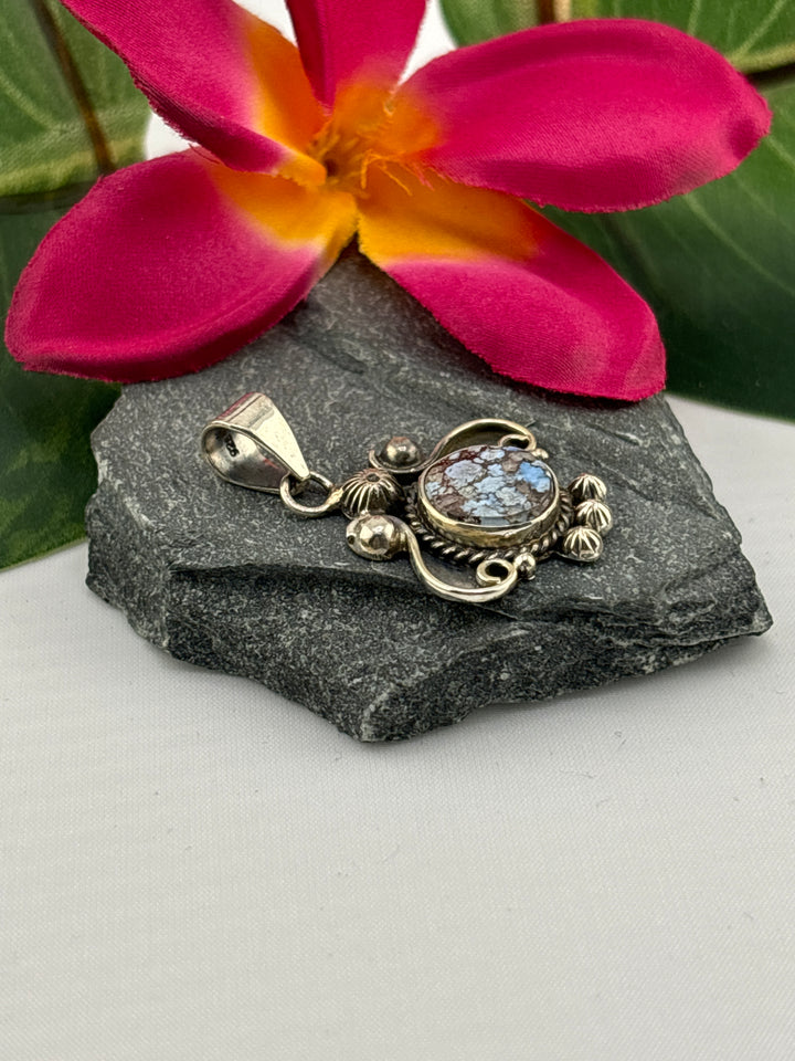 Golden Hills Turquoise Pendant