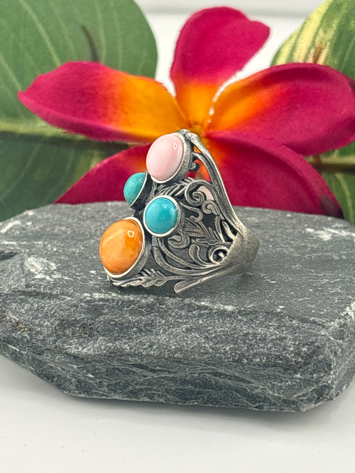 Cluster Shield Ring Size 10