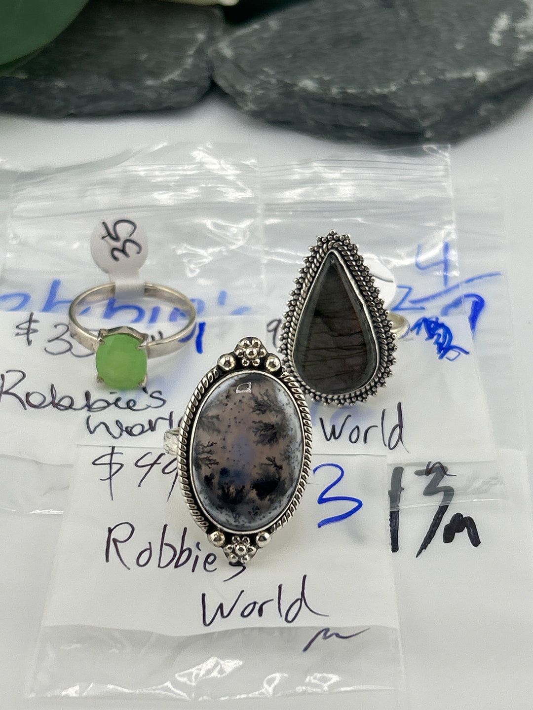 RESERVED FOR: Robbie's World- 4/9/2025 tiktok Live Show - 3 Sterling Silver Items