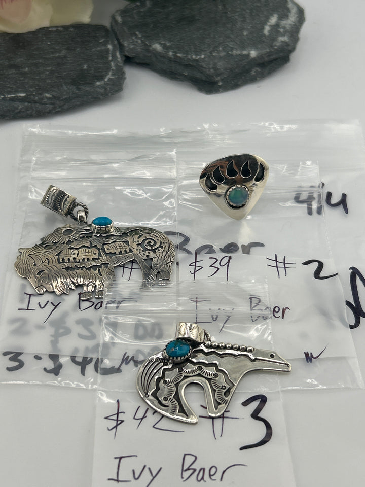 RESERVED FOR: Ivy Baer  - 4/4/2025 Friday App show Live Show -  3 Sterling Silver Items