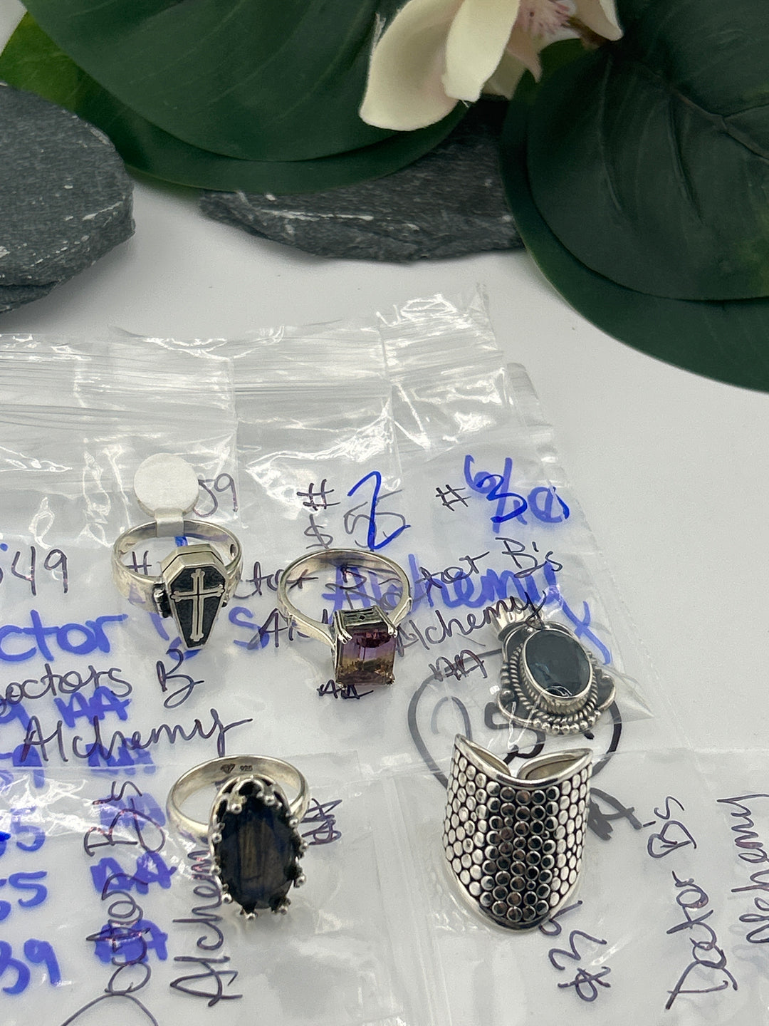 RESERVED FOR: Doctor B's Alchemy - 6/10/2025 tiktok A.M Live Show - 5 Sterling Silver Items