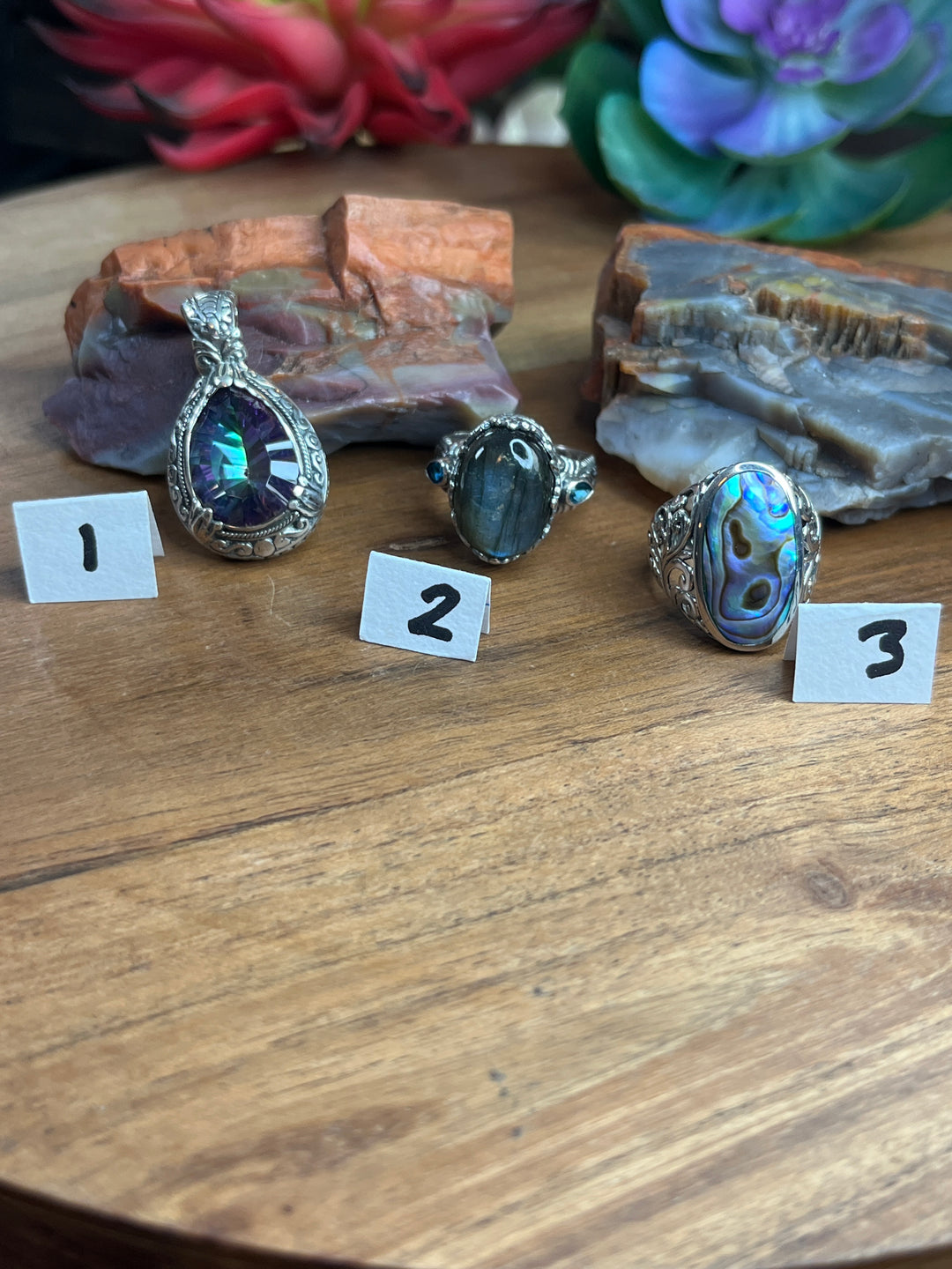 RESERVED FOR: HorrorGalSusan- 7/3/24- 3 Sterling Silver Items