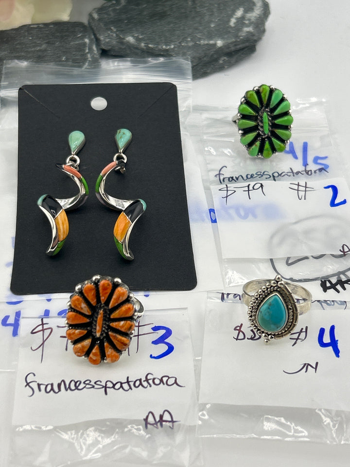 RESERVED FOR: francesspatafora - 4/5/2025 tiktok Live Show - 4 Sterling Silver Items
