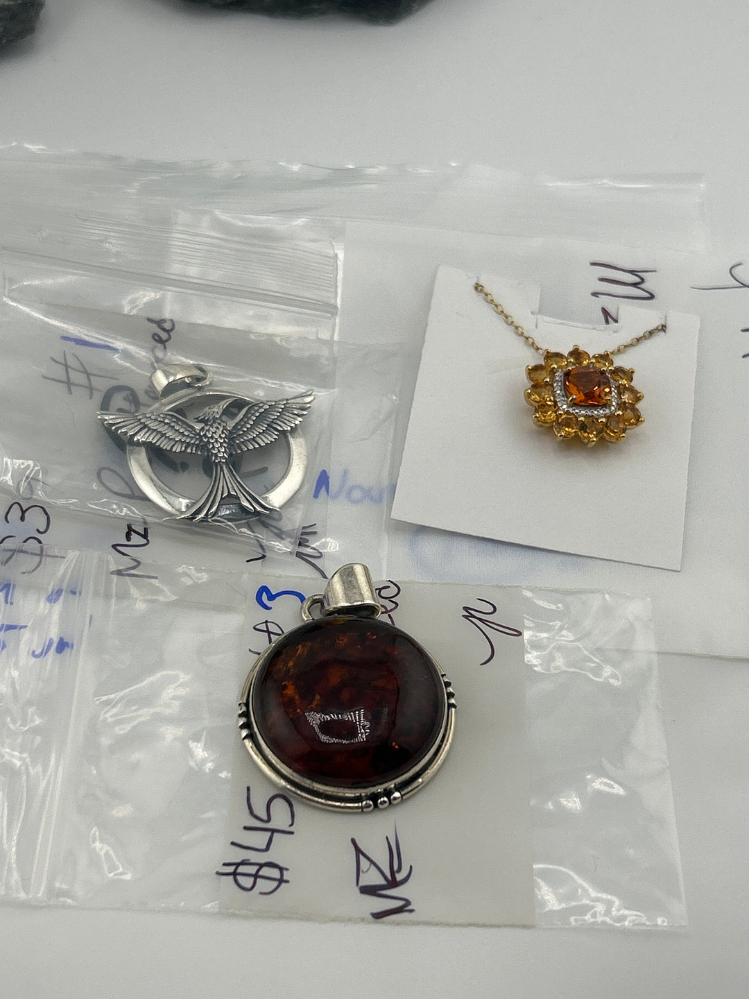 RESERVED FOR:  Mz Pro Nounced- 4/17/2025 tiktok Live Show -3 Sterling Silver Items
