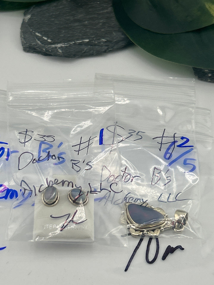 RESERVED FOR: Doctor B's Alchemy, LLC - 6/5/2025 tiktok (48 hr) Reservation Live Show - 2 Sterling Silver Items