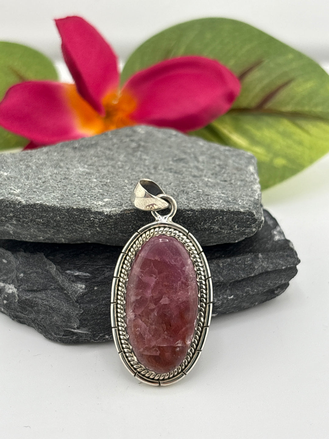 Cobalt Calcite Pendant