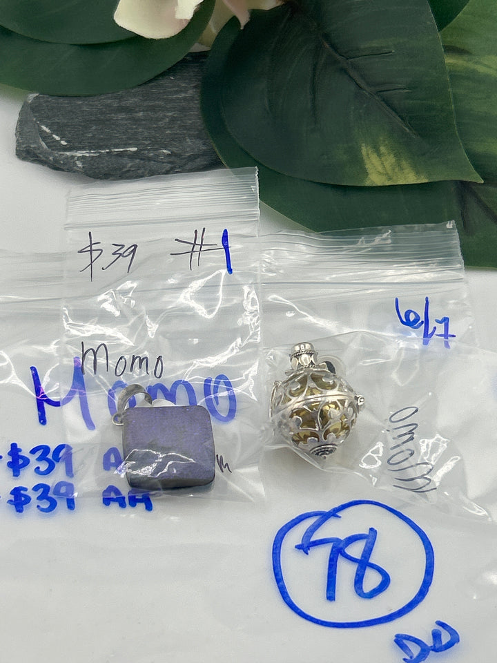 RESERVED FOR: Momo - 6/7/2025 FL tiktok Live Show - 2 Sterling Silver Items
