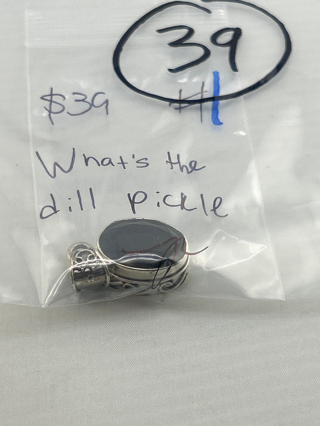 PM SHOW 48HR - RESERVED FOR: What's the dill pickle - 9/04/2025 FL tiktok Live Show - 1 Sterling Silver Items