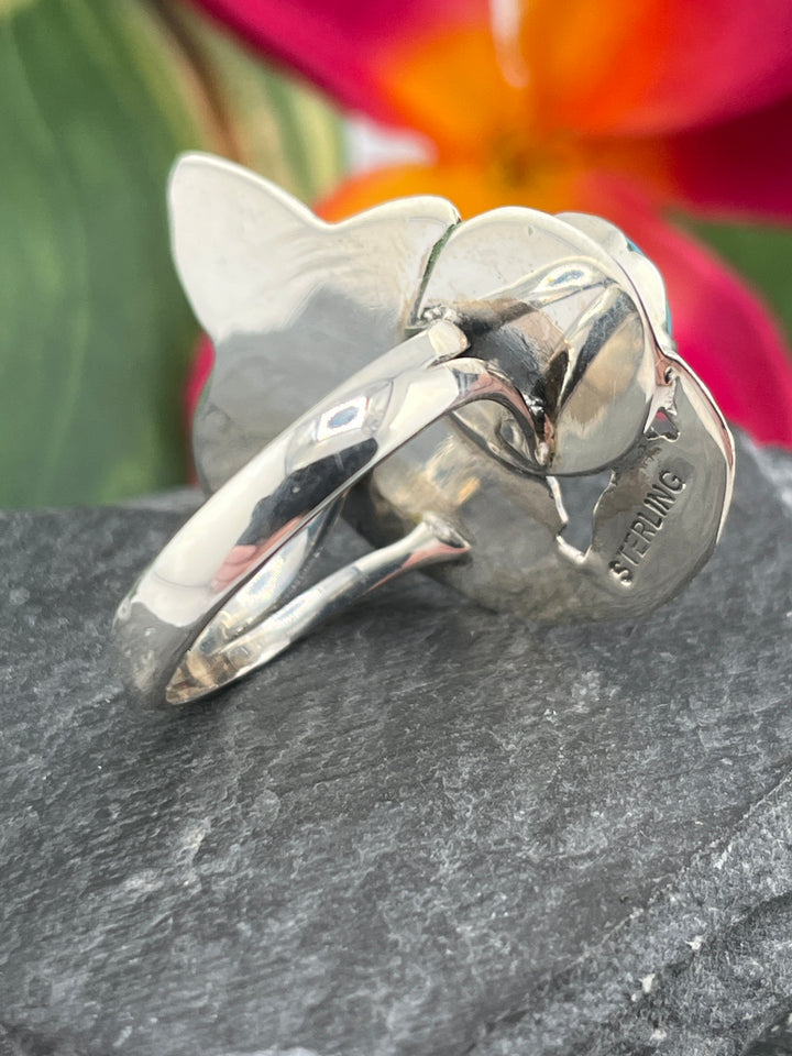 Turquoise Koi Fish Ring Size 10