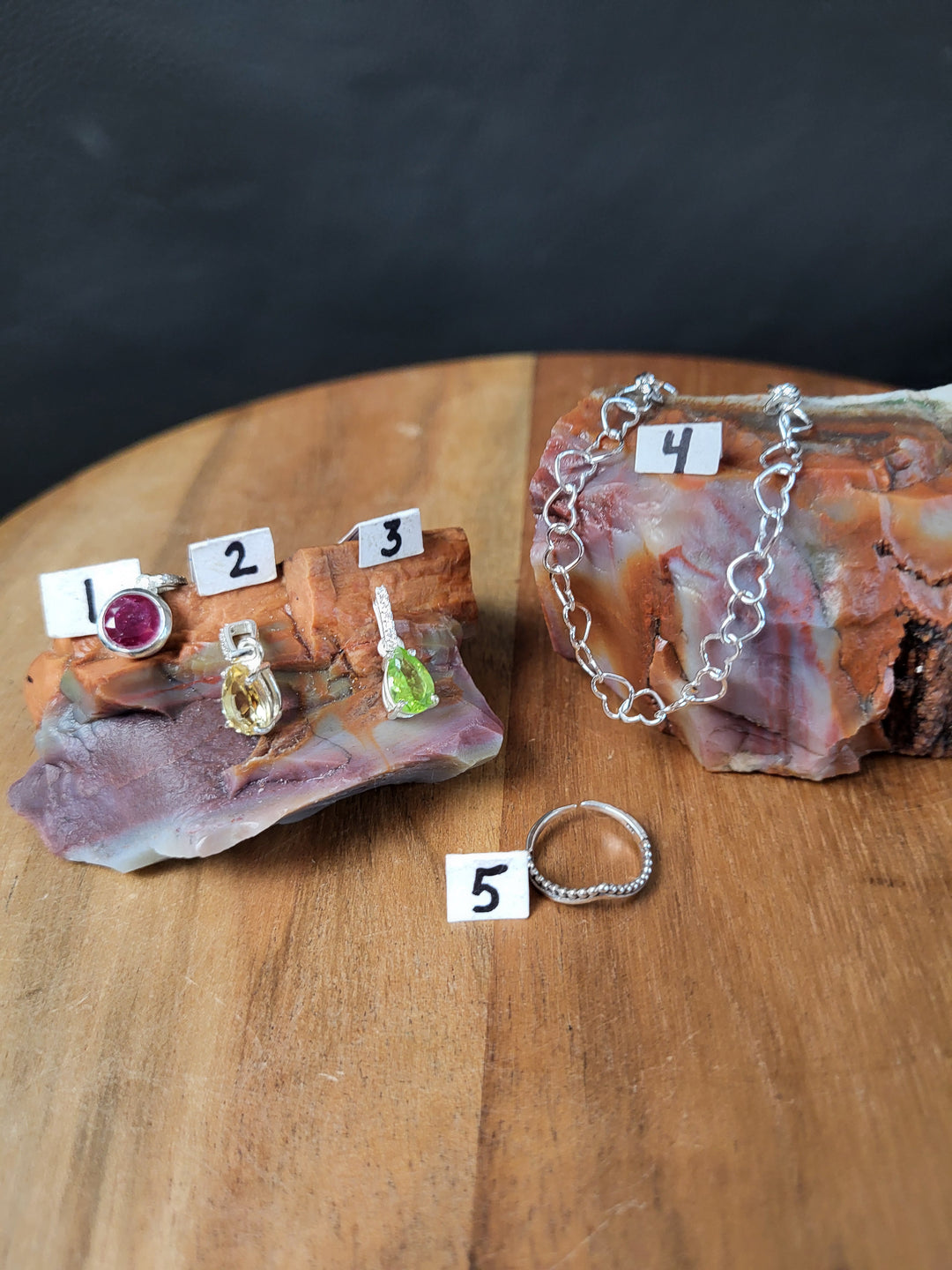 RESERVED FOR: kristi k- 5 Sterling Silver Items