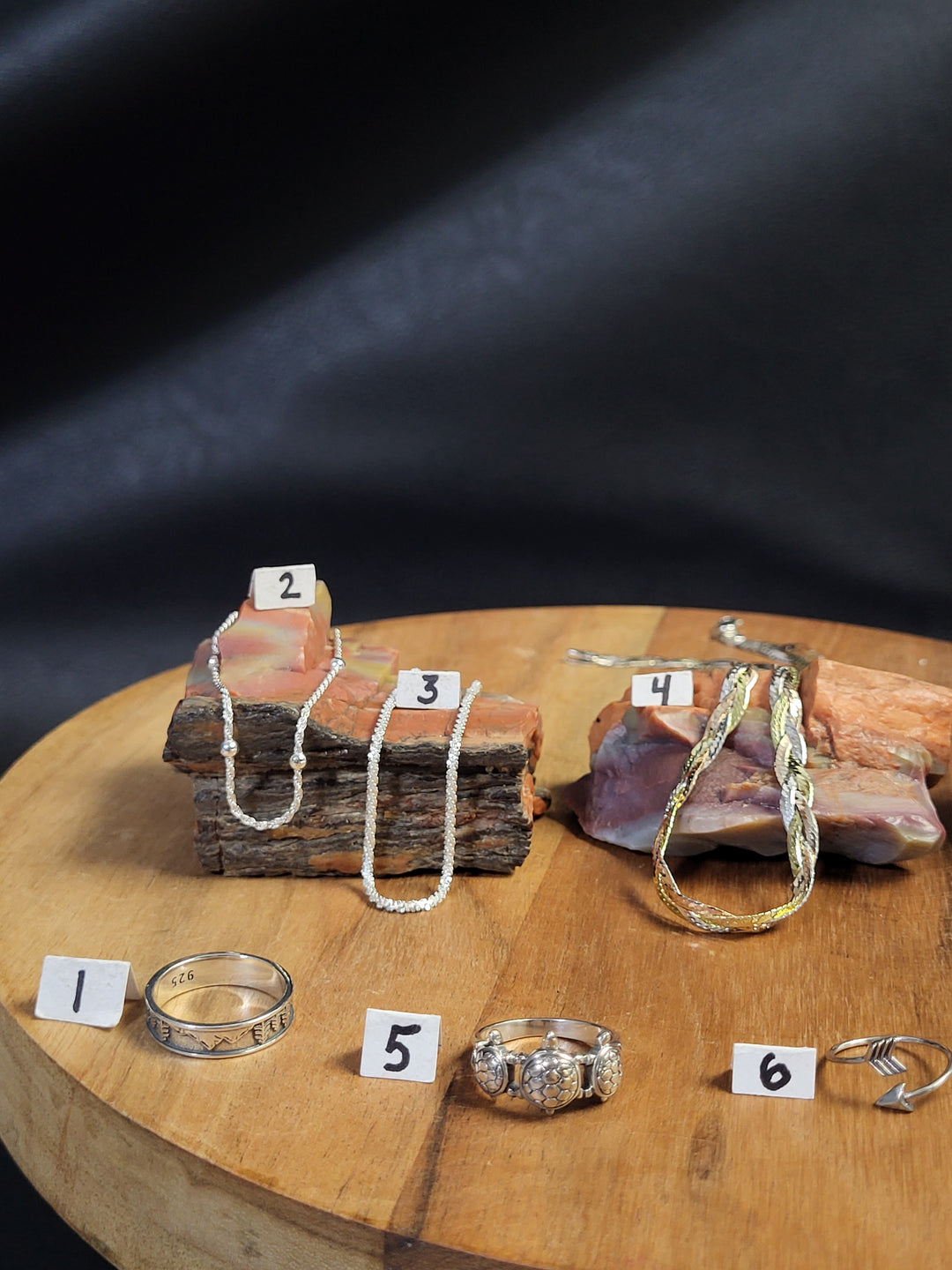 RESERVED FOR: Tess- 6 Sterling Silver Items