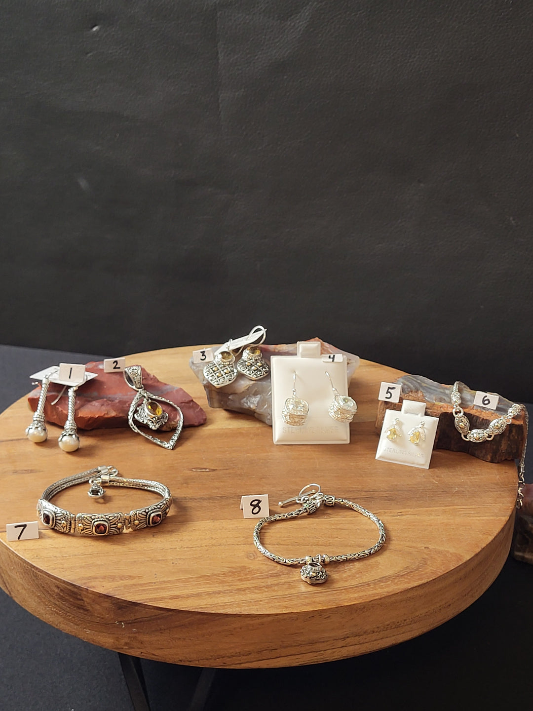 RESERVED FOR: Golden Empress- 7 Sterling Silver Items