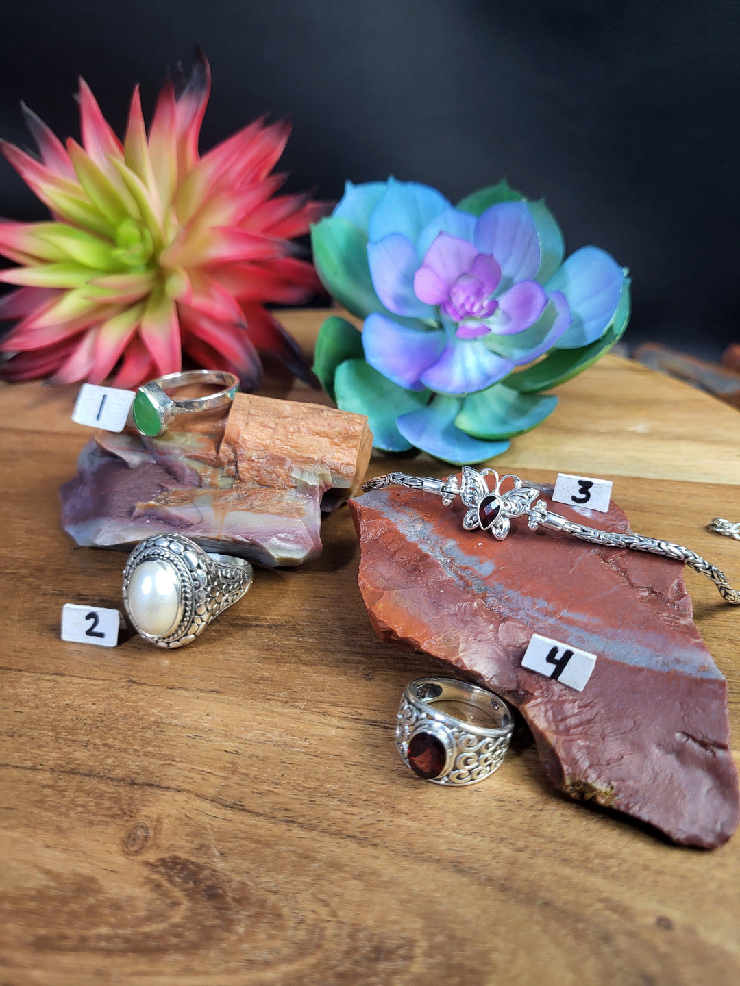 RESERVED FOR: Arce Bee- 4 Sterling Silver Items