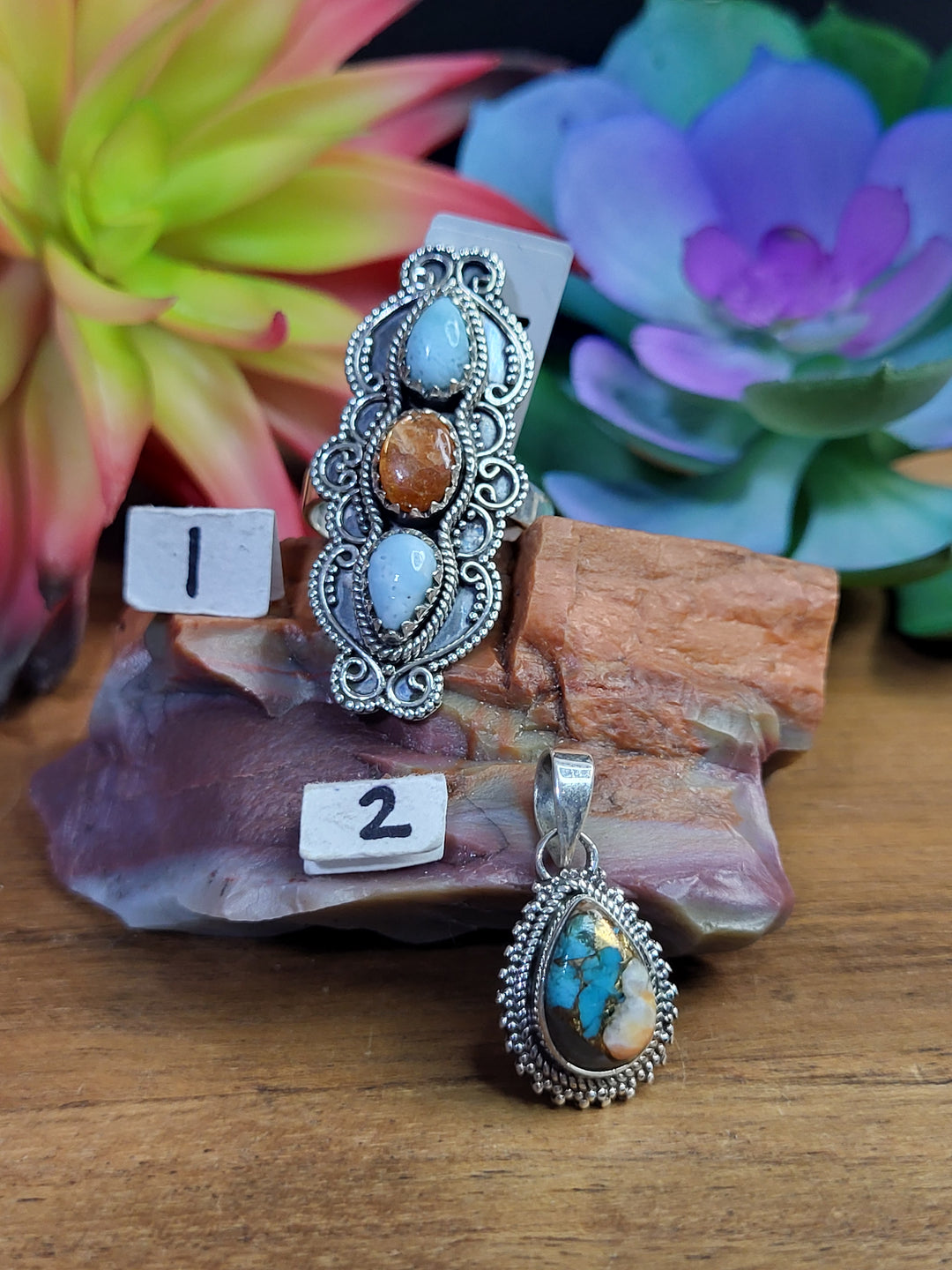 RESERVED FOR: roseguiterrez1- 2 Sterling Silver Items