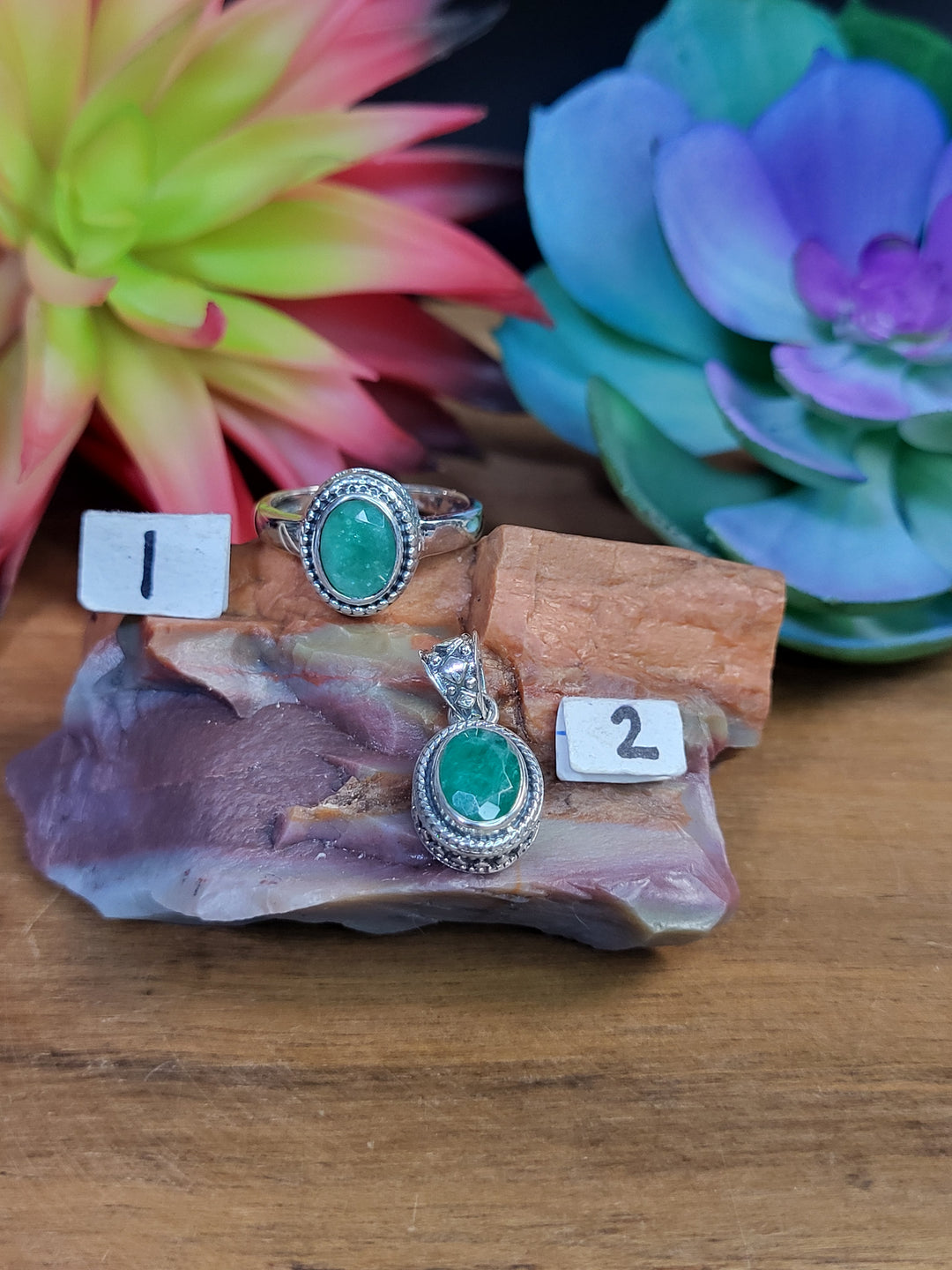 RESERVED FOR: Em- 2 Sterling Silver Items