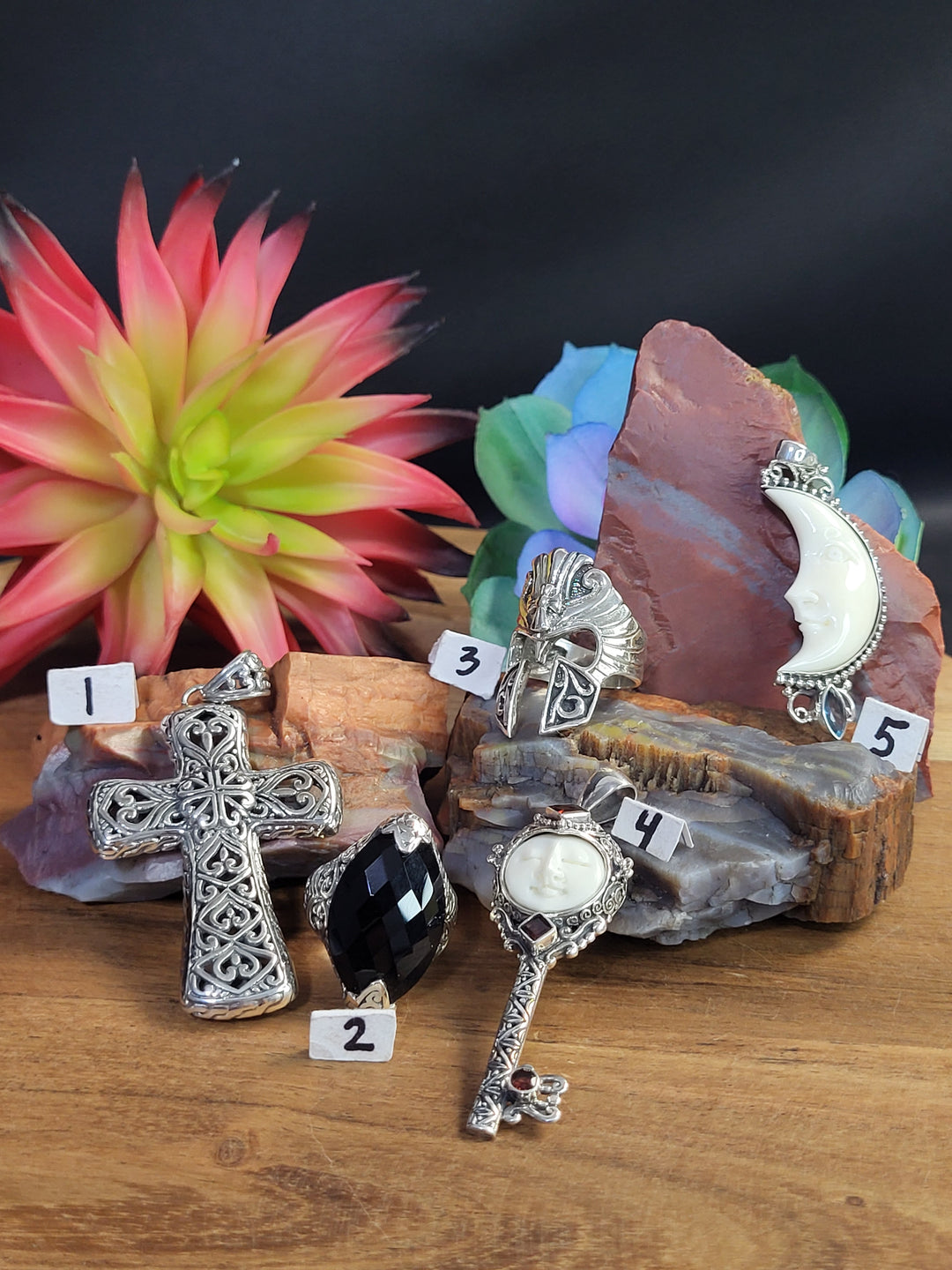 RESERVED FOR: Dollbaby_Deville- 5 Sterling Silver Items