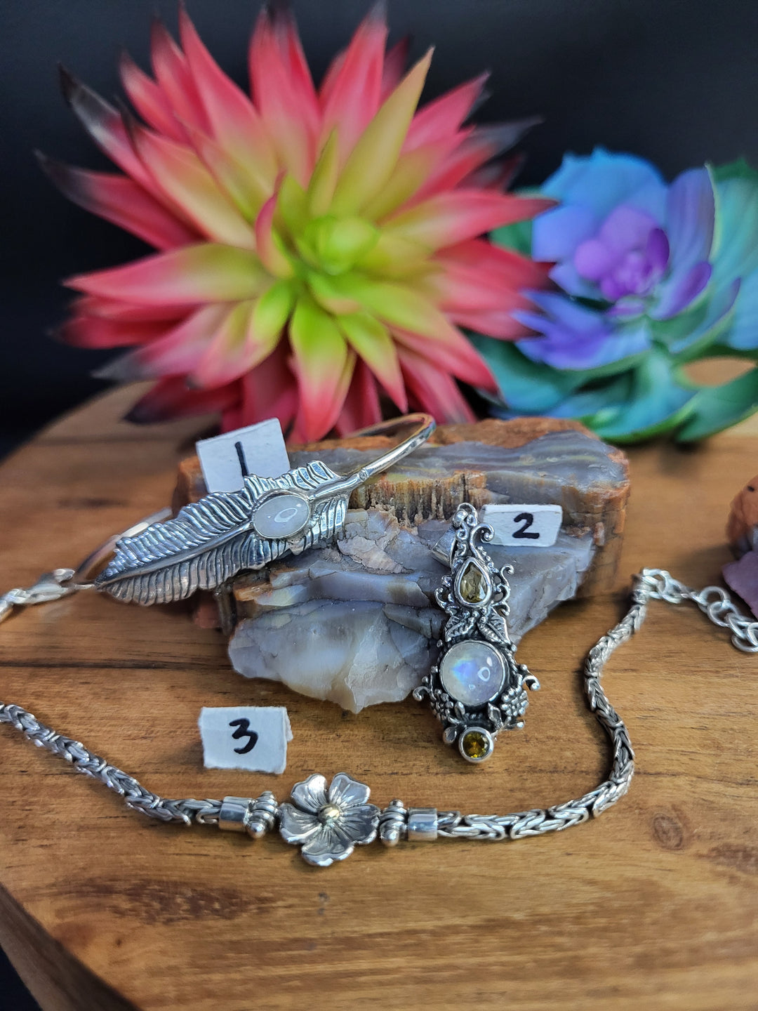 RESERVED FOR: Karen P: 6/30/2024- 3 Sterling Silver Items