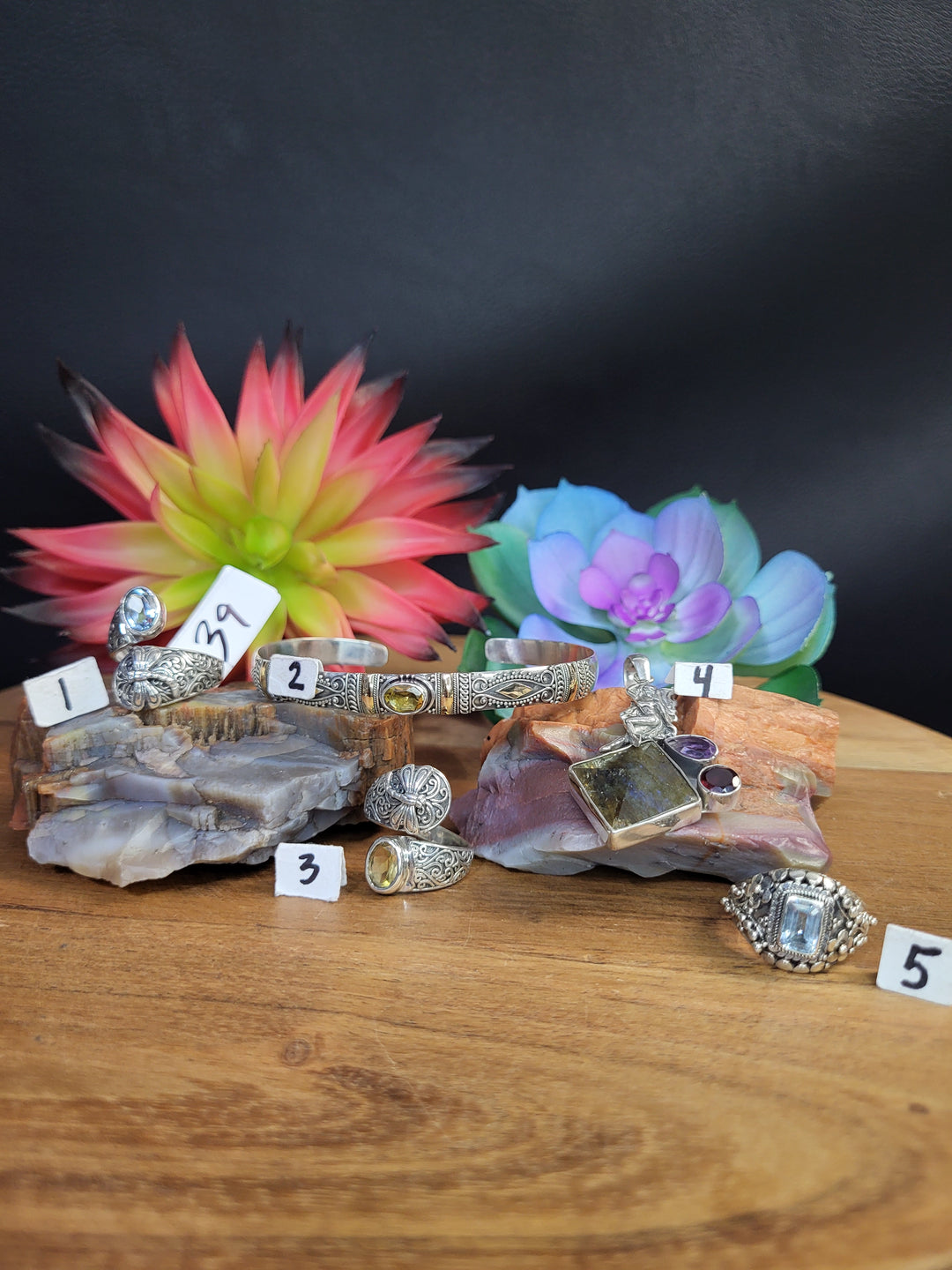 RESERVED FOR: LoriJ: 6/30/2024- 5 Sterling Silver Items