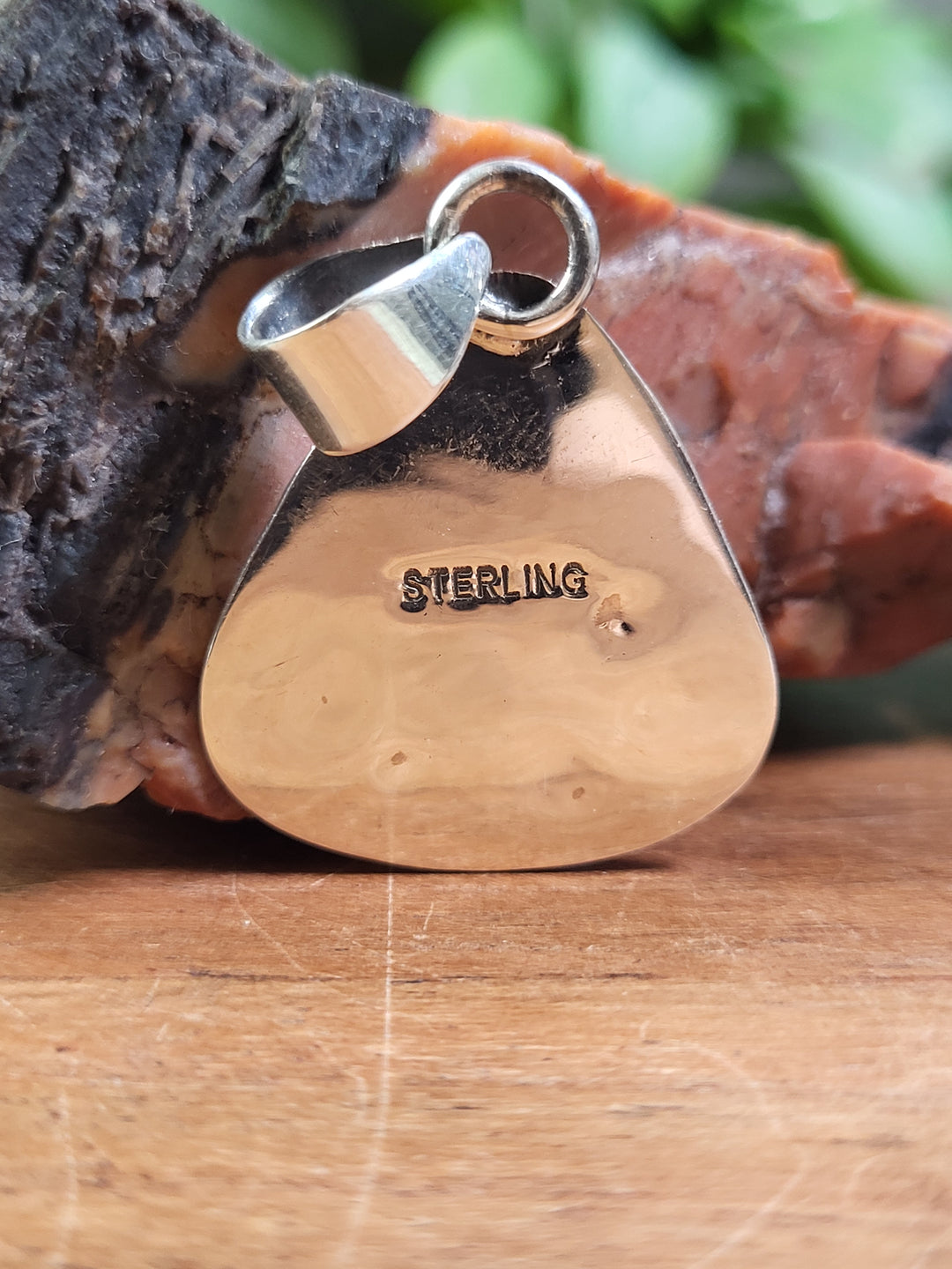 Natural Ethiopian Opal Bear Claw Pendant 925 Sterling Silver