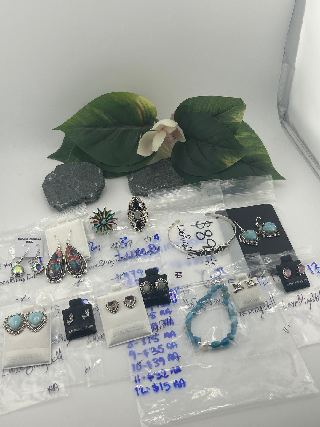 RESERVED FOR: LuxeBlingDoll - 6/4/2025 tiktok Live Show -  Sterling Silver Items