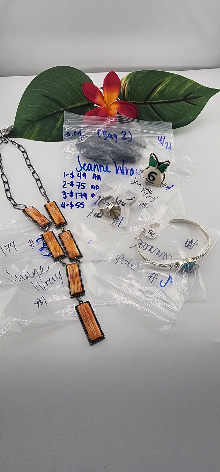 RESERVED FOR: Jeanne Wray (Bag 2)- 4/21/2025 tiktok A.M Live Show - 4 Sterling Silver Items
