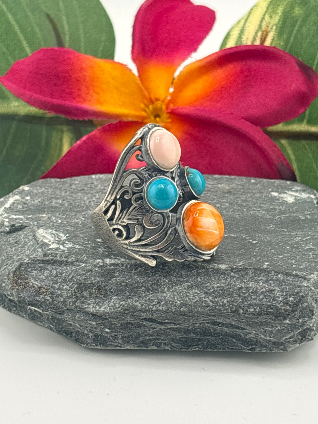 Cluster Shield Ring Size 7.75