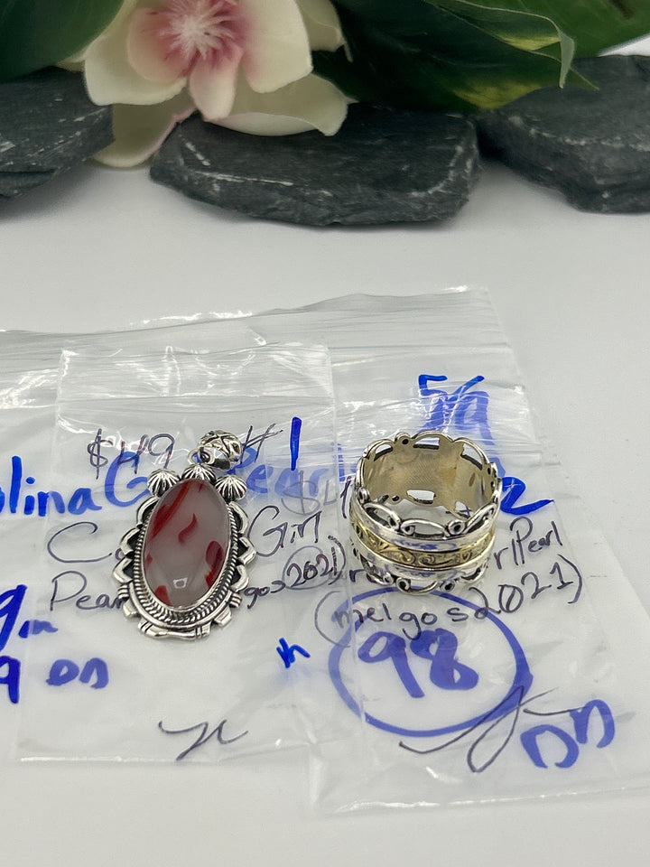 RESERVED FOR: CarolinaGirlPearls - 5/9/2025 tiktok Live Show - 2 Sterling Silver Items