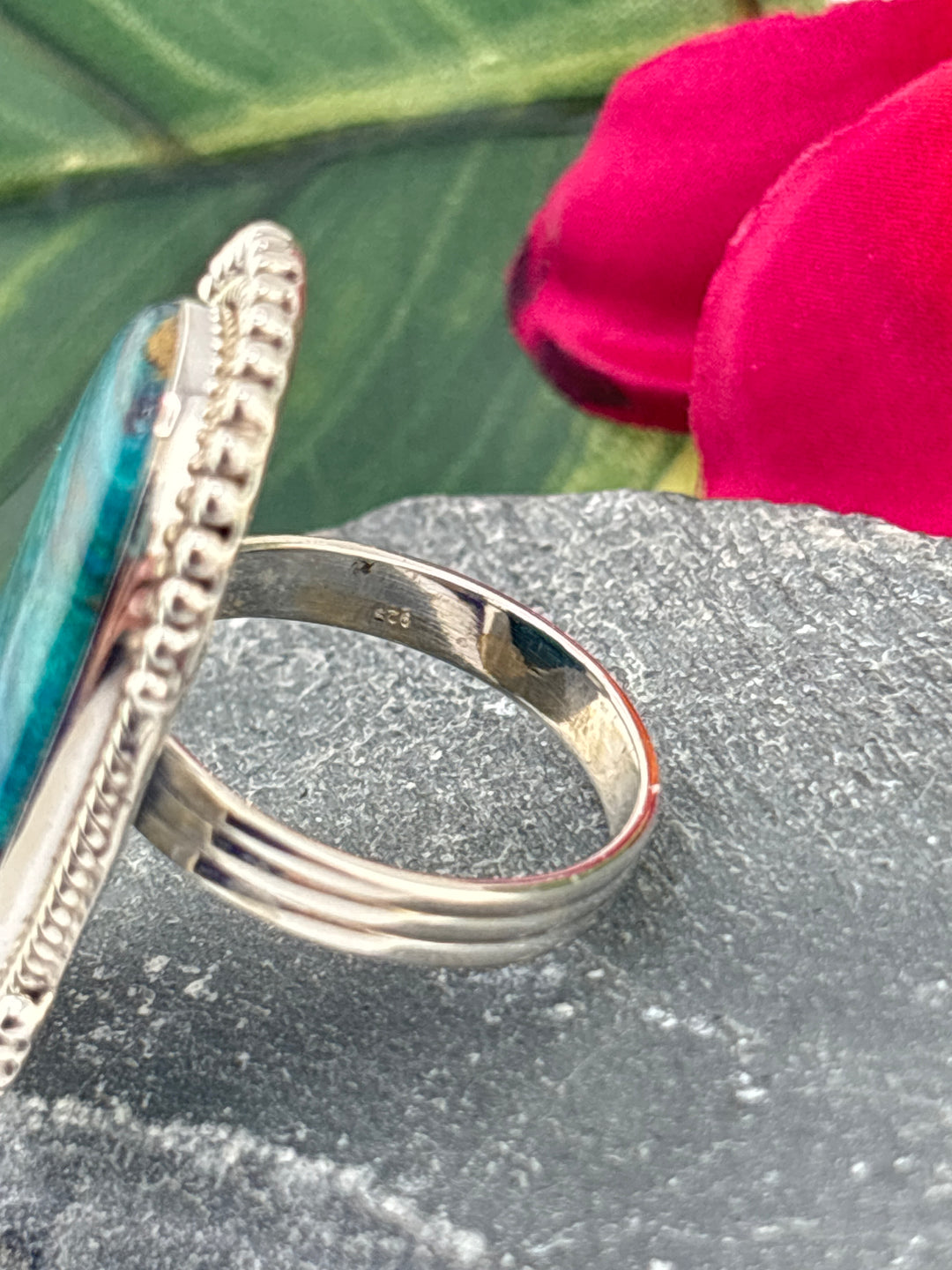 Opalized Wood Ring Size 12.25