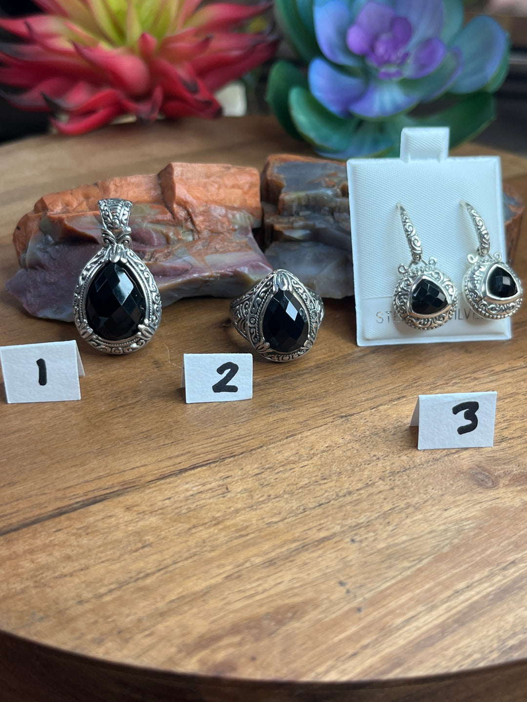 RESERVED FOR: cassiiewassiie- 7/3/24- 3 Sterling Silver Items