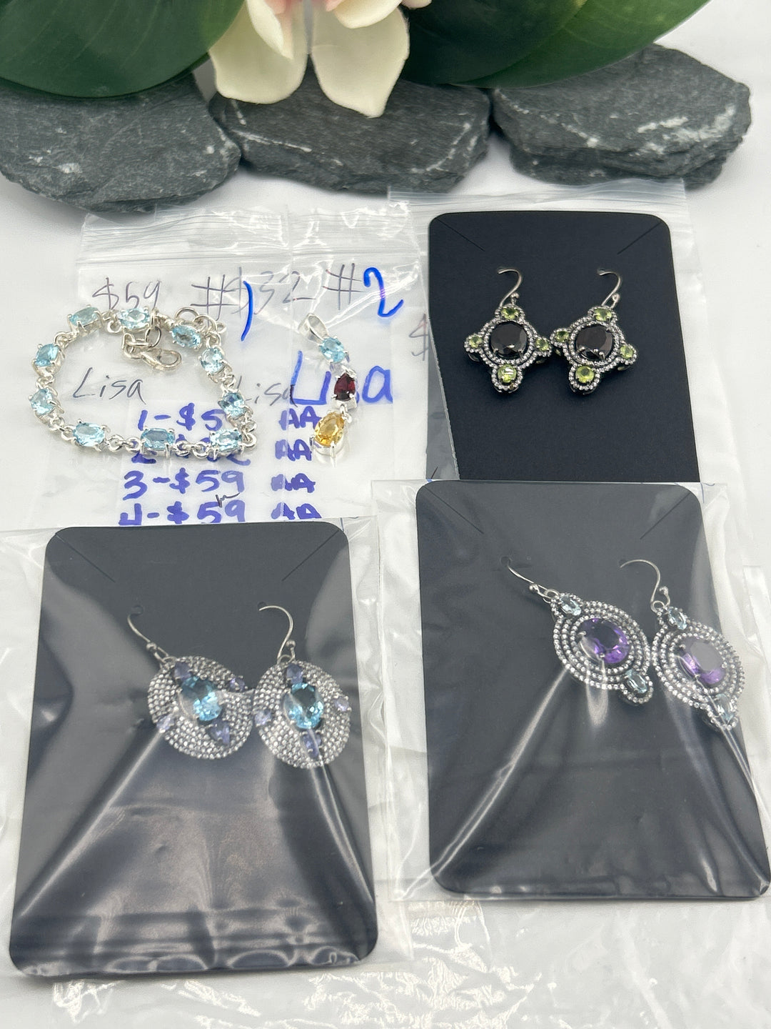RESERVED FOR: Lisa - 5/24/2025 tiktok Live Show - 5 Sterling Silver Items
