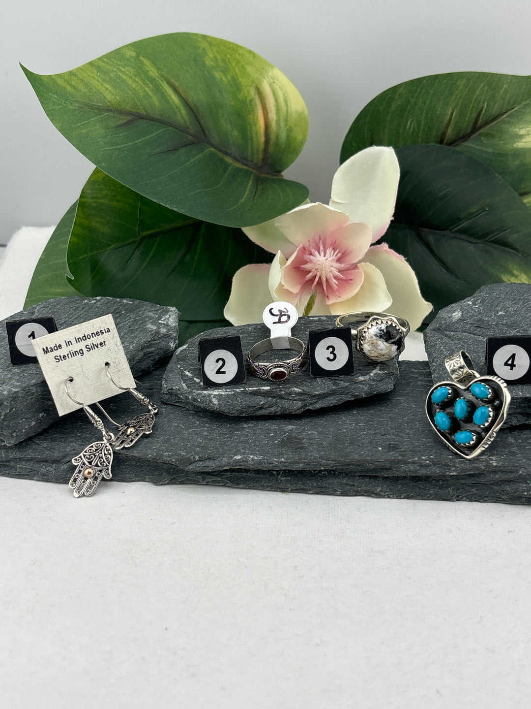 RESERVED FOR: L8DYMAC-1/16/2025 -4 Sterling Silver Items