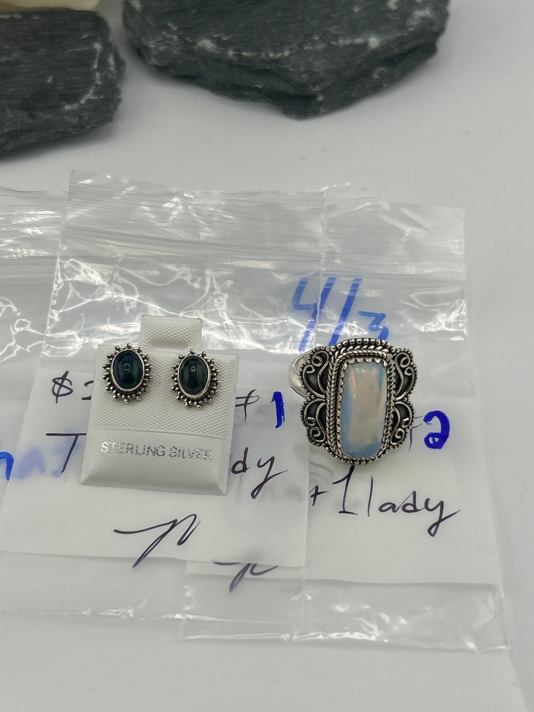 RESERVED FOR: That1lady - 4/3/2025 Tiktok Live Show -2  Sterling Silver Items
