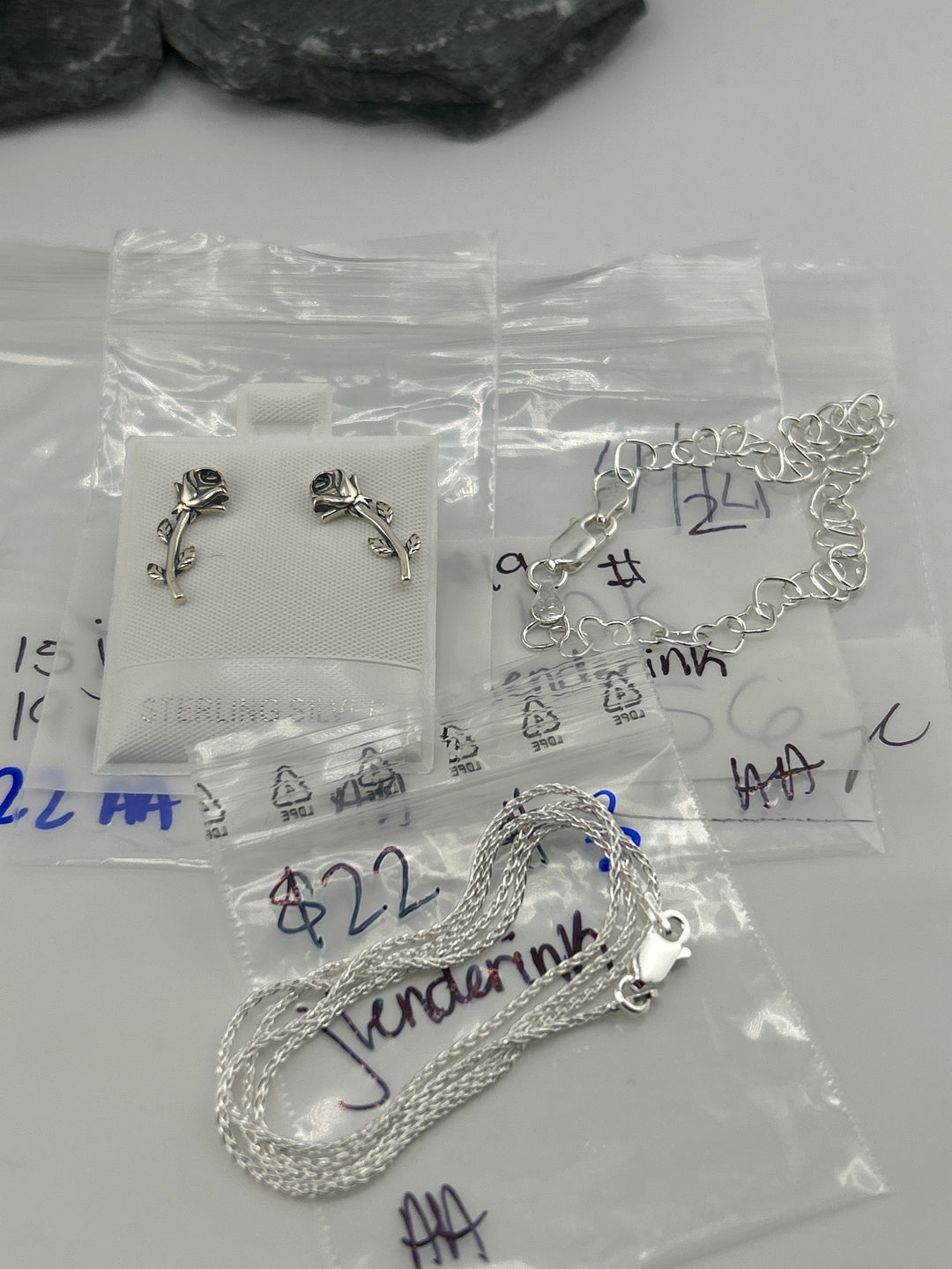 RESERVED FOR: jlenderink - 4/14/2025 tiktok Live Show - 3 Sterling Silver Items