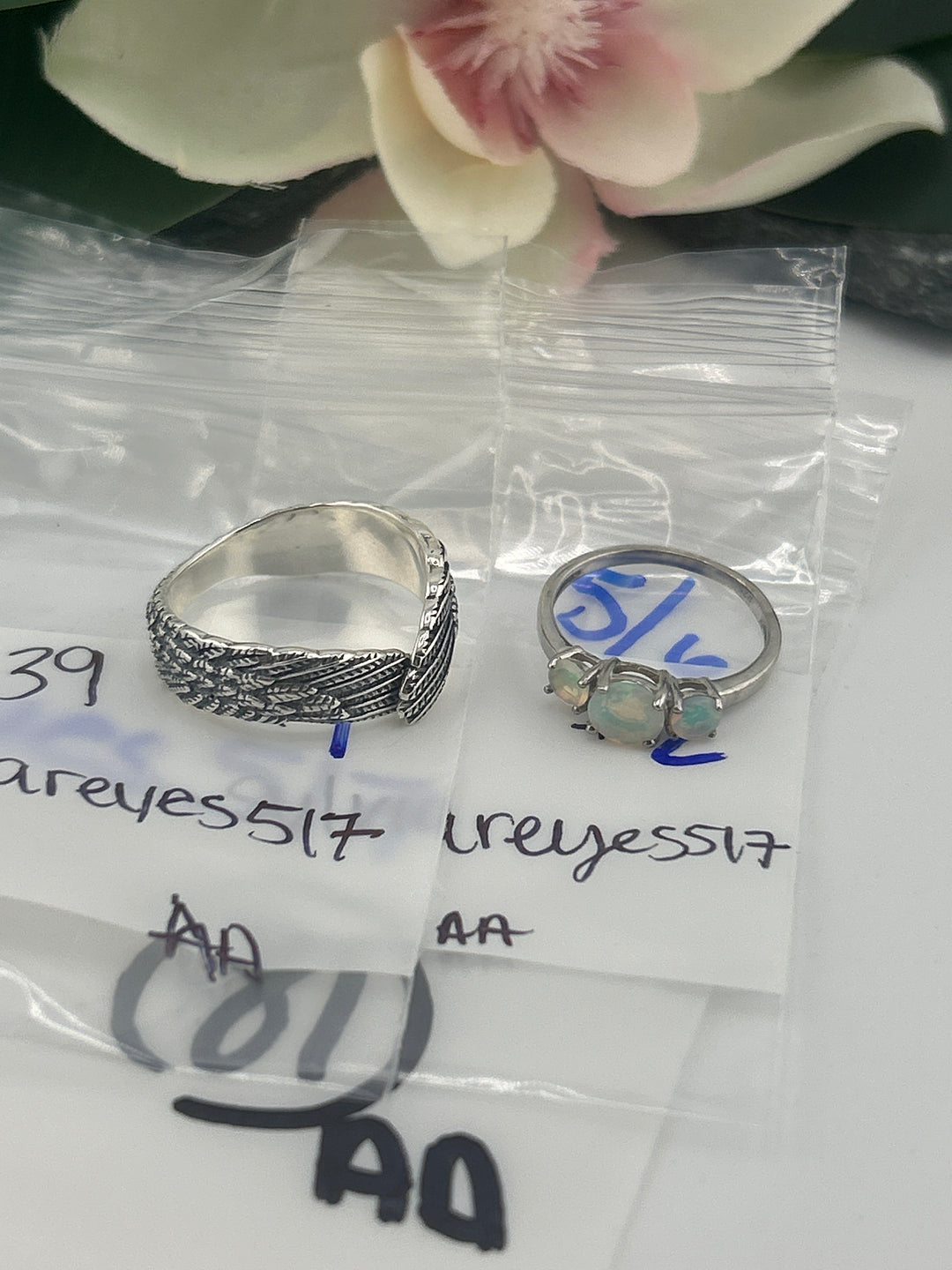 RESERVED FOR: sylviareyes517  - 5/6/2025 tiktok A.M Live Show - 2 Sterling Silver Items