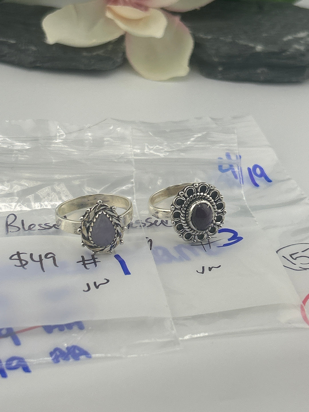 RESERVED FOR: blessed mama- 4/19/2025 tiktok Live Show - 2  Sterling Silver Items